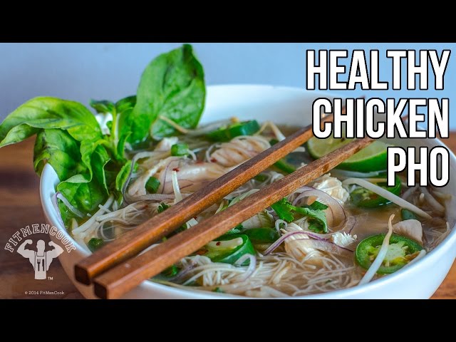 Healthy Chicken Pho /  Sopa Vietnamita  de Pollo