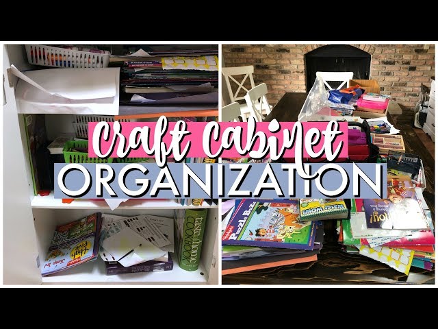 30-Minute Craft Closet Organization | ORGANIZE WITH ME