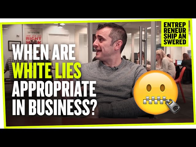 When Are White Lies Appropriate in Business?