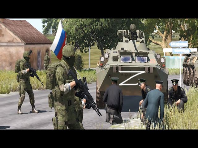 Ukrainian Sniper Action Successfully Freed Russian Prisoners and Shoots Soldiers Russia - ARMA 3