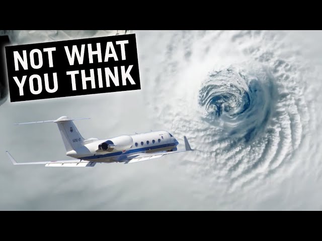 Why Hurricane Hunters Use Business Jet to fly into Hurricanes