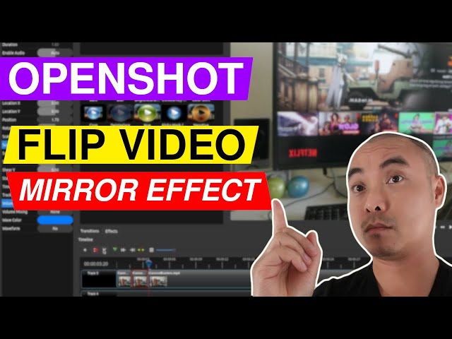 Openshot How To Flip Video With Animation! (Mirror Effect, Flip Effect) | Openshot Tutorial