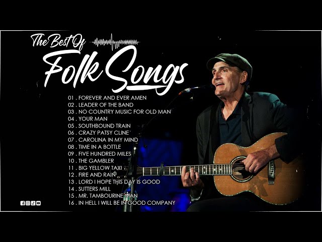 Folk & Country Songs Collection ⭐ Classic Folk Songs 60's 70's 80's Playlist