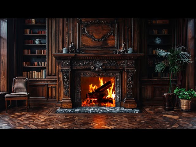Enjoy Peaceful Moments by the Fire in the Ancient Castle - Where the Soul Finds Peace