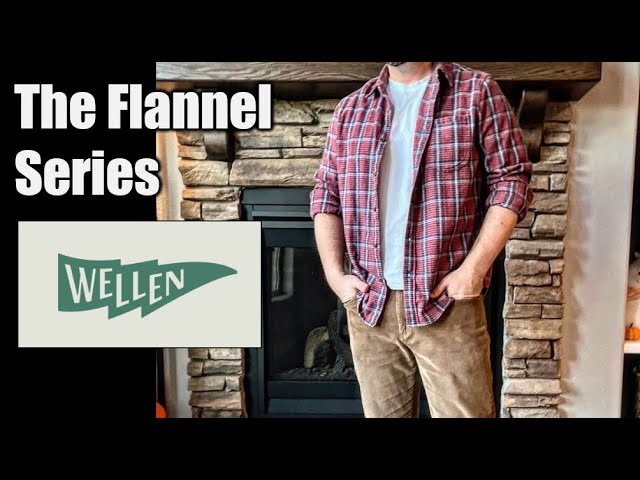 Wellen Brushed Hazy Flannel from Huckberry / THE FLANNEL SERIES / Soft and Easy on the Environment