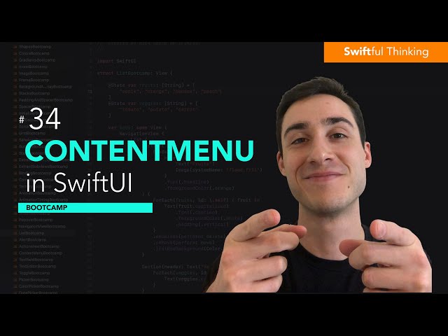 How to use ContextMenu in SwifUI | Bootcamp #34