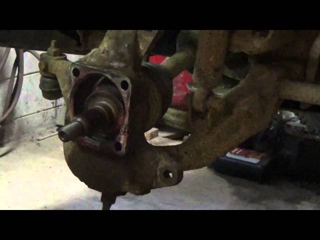 Front wheel hub assembly replacement on a Chevy 2500HD Final