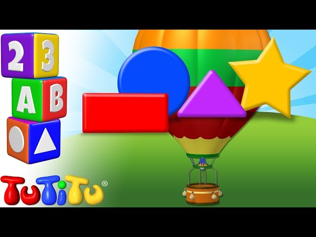 TuTiTu Preschool | Learning Shapes for Babies and Toddlers | Hot Air Balloon