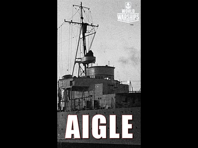 Aigle French Destroyer #shorts #worldofwarships #warships #ww2 #navalhistory