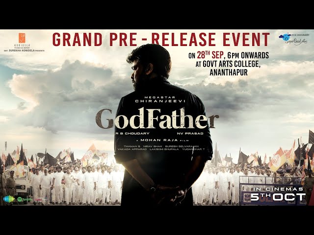 God Father Grand Pre Release Event LIVE | Megastar Chiranjeevi | Salman Khan | Mohan Raja | Thaman S