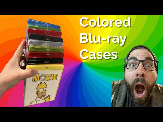 There Are So Many Different Colored Blu Ray Cases (& I Use Them To Customize My Collection)
