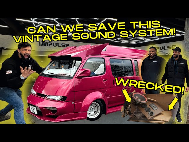Can we save this super RARE WRECKED JDM audio system!!!!!