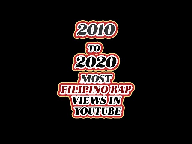 Most Pinoy Hip-Hop in Youtube