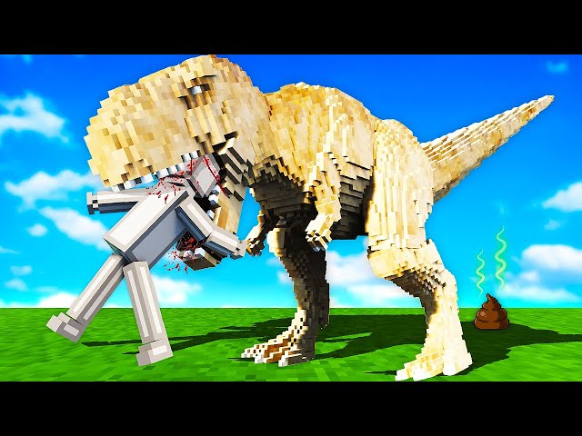 I Made Humans into T-Rex Food... (Teardown Mods)