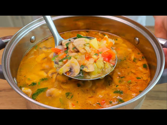 TOP 10 vegetable soup recipes! This soup is a powerful fat burner! Cleanse your body and lose weight