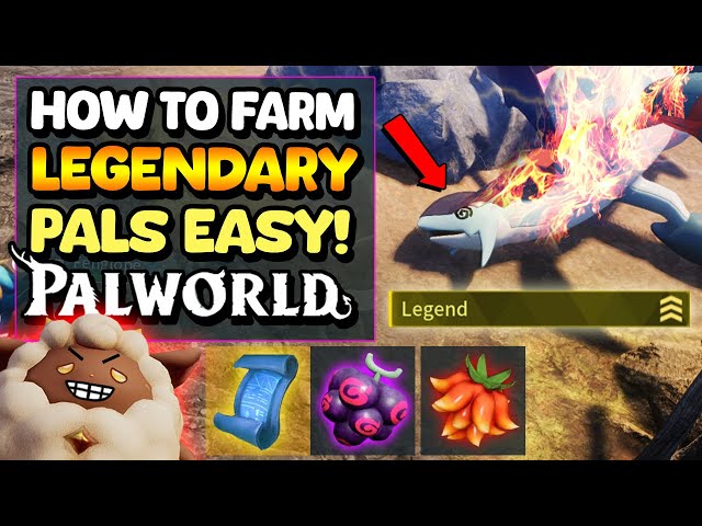 How To Farm Legendary Pals In Palworld Guide | Jetragon, Frostallion, Necromus & Paladius