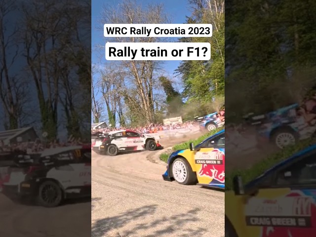 WRC Rally Croatia 2023 hairpin rally cars train #wrc #rally #fullsend #hairpin #fullsend
