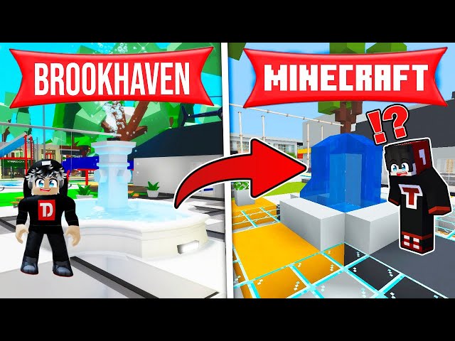 I Played Brookhaven inside of Minecraft! ( Tagalog )