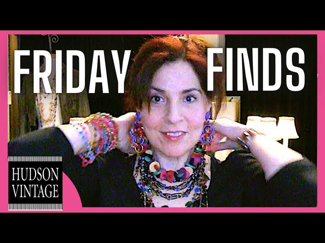 Top 10 Vintage Jewelry Pieces ~ MULTI COLOR FESTIVITY! ~ FRIDAY FINDS