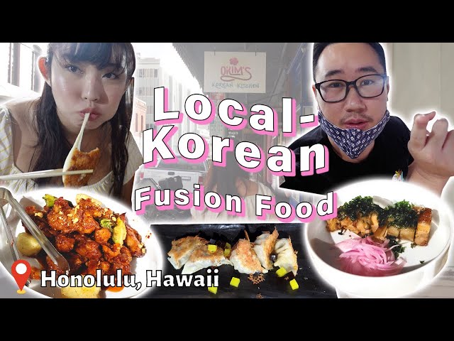 Korean-Local Fusion in Honolulu, Hawaii || Cheesy Katsu, Korean Chicken & Gnocchi, + Vegan Options!