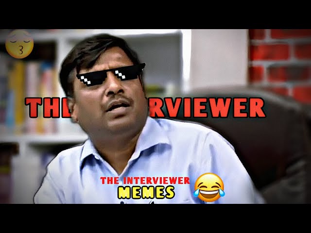 😍Pahli Cigarette Kab Pi Thi😂The Interviewer Meme🤓| UPSC Funny Interview 😅