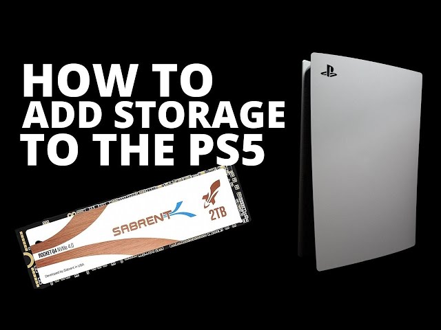 Adding more storage to a PS5
