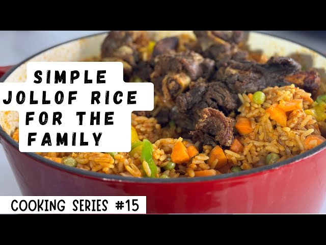 How to Make 3 Cups of Simple Jollof Rice for the Family | Perfect Jollof Rice Recipe | Oluwatunseyi