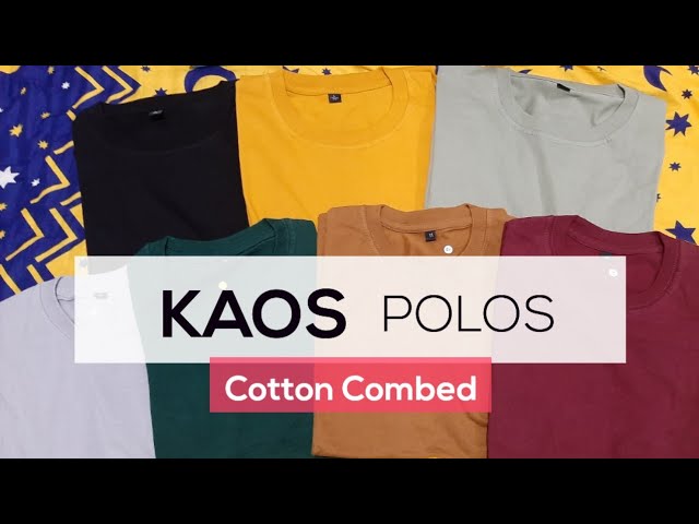 Review Kaos Polos Cotton Combed 24s