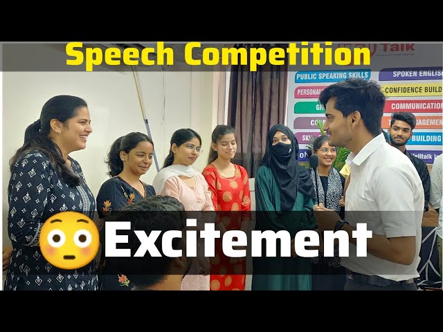 Reviews before speech Competition | Public speaking | Speech | Best Spoken English class in Lucknow