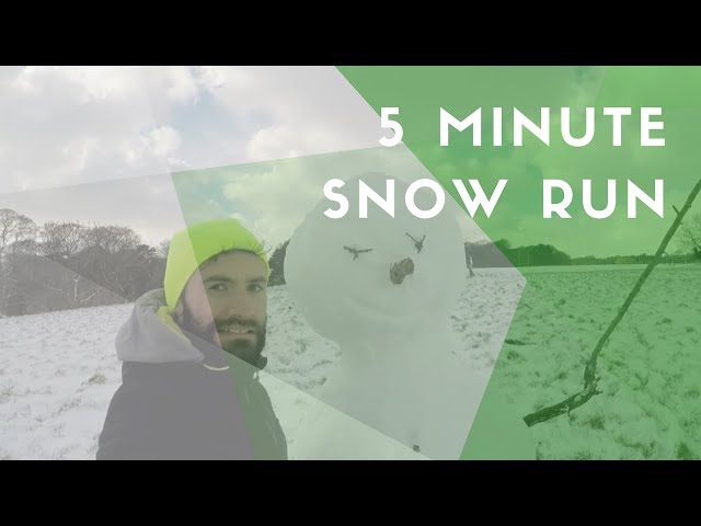 A snow run in Phoenix Park during Storm Emma