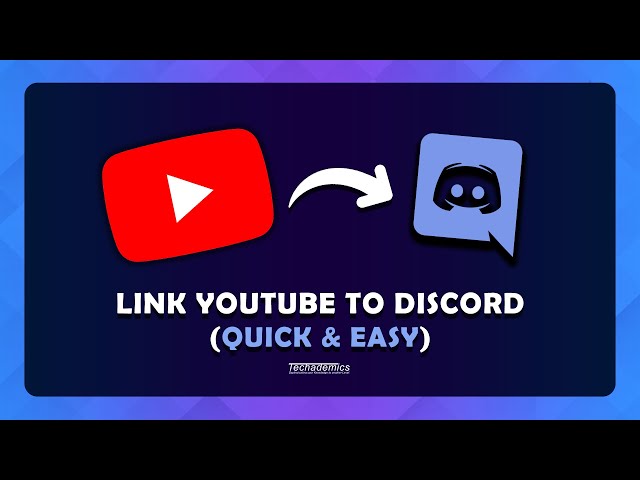 How To Link YouTube Account To Discord - (Quick & Easy)