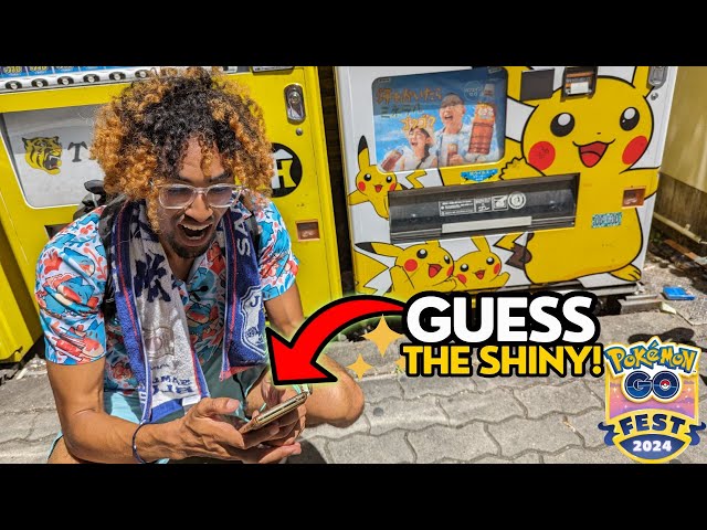 Guess the SHINY Pokémon, Win the Prize! [Pokémon GO Fest Sendai Prequel]