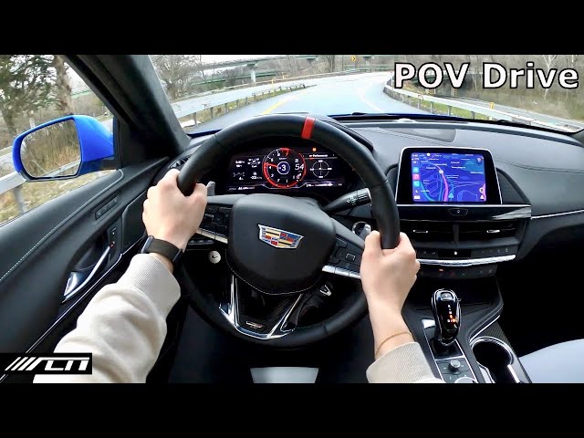 2024 Cadillac CT4-V Blackwing POV Driving Review /// The American M3