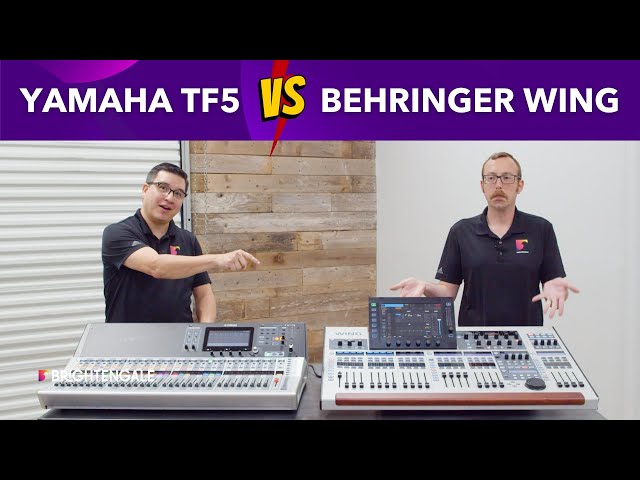 Yamaha TF5 VS Behringer Wing: Overview, Layouts, Tests