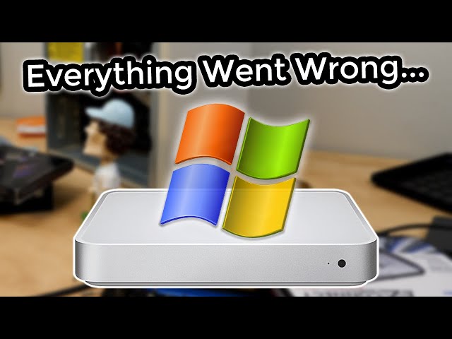 Installing Windows XP on an Apple TV but Everything Goes Wrong...