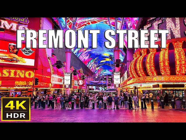 Fremont Street Las Vegas Walk - March 2024 - Las Vegas, Nevada