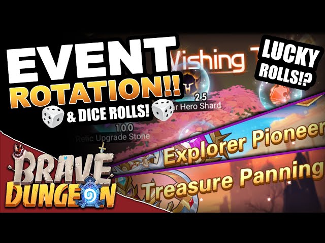 Ruin Dice Rolls & Weekly Event Rotation - Brave Dungeon