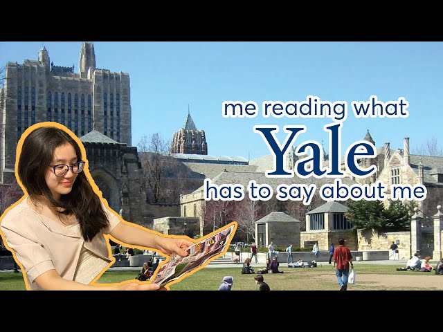 reading my yale admissions file!