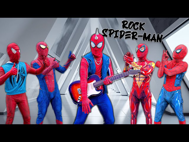 What If 5 RED SUPERHERO in 1 HOUSE ??? || New Rock Spider-Man Is GOOD ??? ( Funny Live Action )