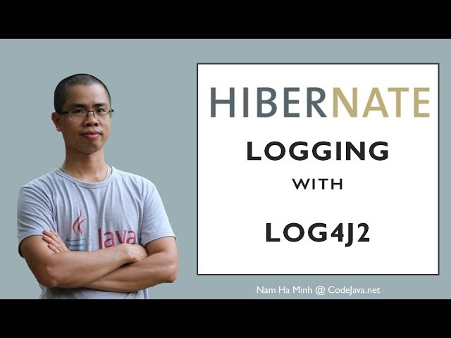 How to configure Hibernate logging with log4j2