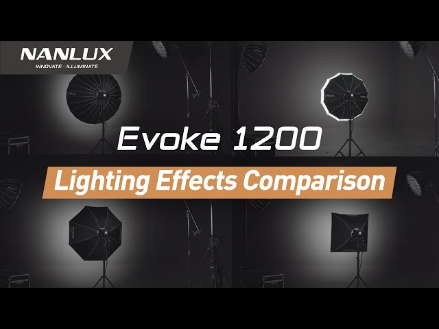 Evoke 1200 Lighting Effects Comparison