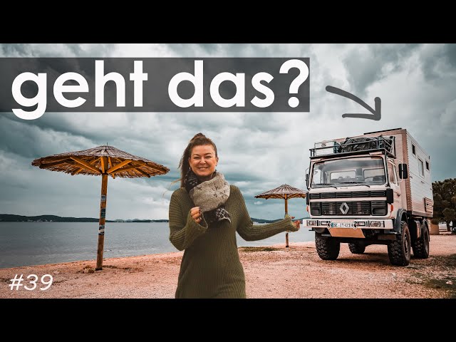 WILD CAMPING in Croatia with the EXPEDITION TRUCK | Camper | Motorhome | VanLife [39]