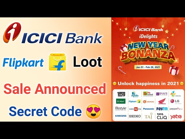 Icici Bank Flipkart Cashback Offer Secret Codes