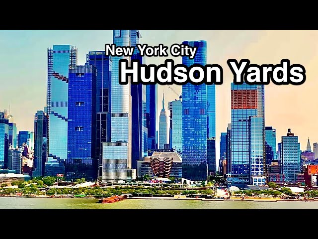 New York City￼ 4K Hudson Yards - Boating on the Hudson NYC HD