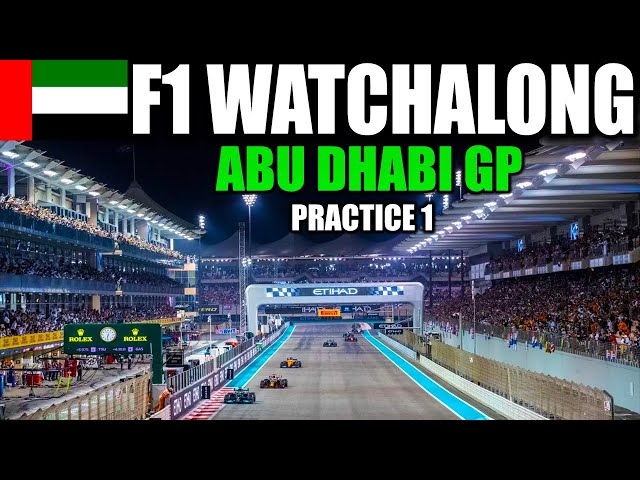 F1 Live Watchalong - Practice 1 | Abu Dhabi GP