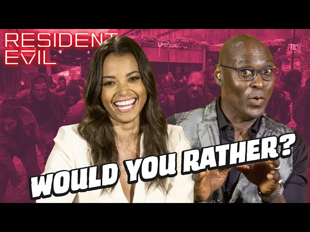 Netflix's RESIDENT EVIL Cast Plays WOULD YOU RATHER