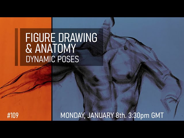 Figure Drawing & Anatomy - Dynamic Poses #109
