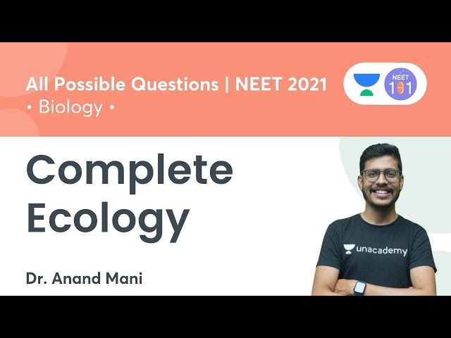 Complete Ecology | All Possible Questions For NEET 2021 | Dr. Anand Mani