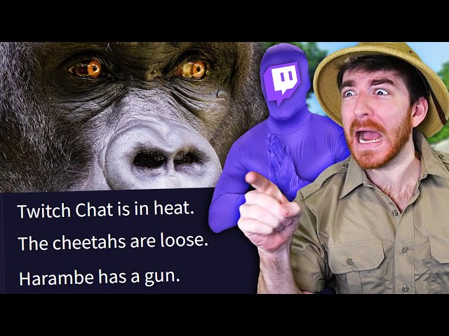 Twitch Chat and I Invaded a Zoo with Artificial Intelligence