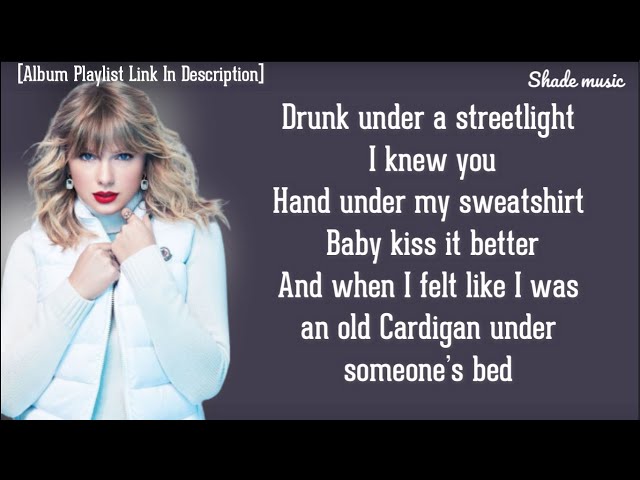 Taylor Swift - Cardigan (HD Lyrics)